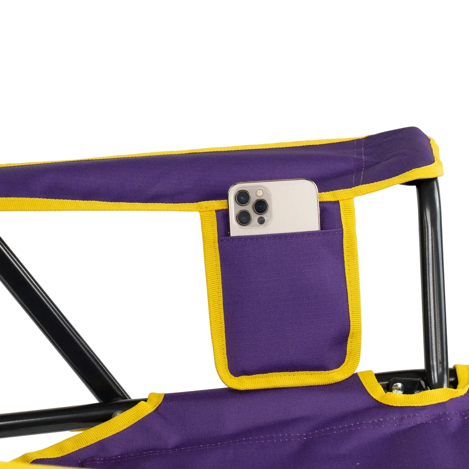 Premium All-Weather Comfort Pro Rocker - LSU Tigers - Folding Rocking Chair - Perfect for Tailgating Detail