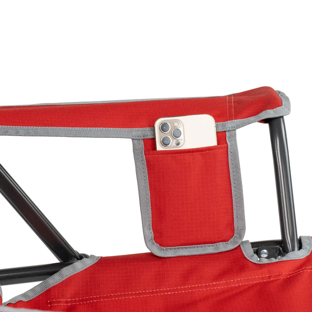 Ultra-Comfortable Comfort Pro Rocker - Ohio State Buckeyes - Folding Rocking Chair - Perfect for Tailgating Detail