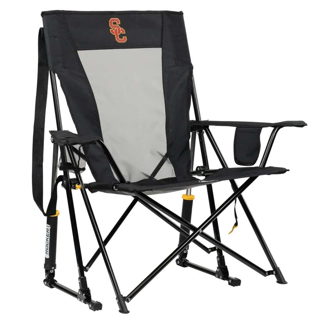 Heavy Duty Comfort Pro Rocker - USC Trojans - Camp Rocker Chair for Fishing & Beach Trips - Default Title