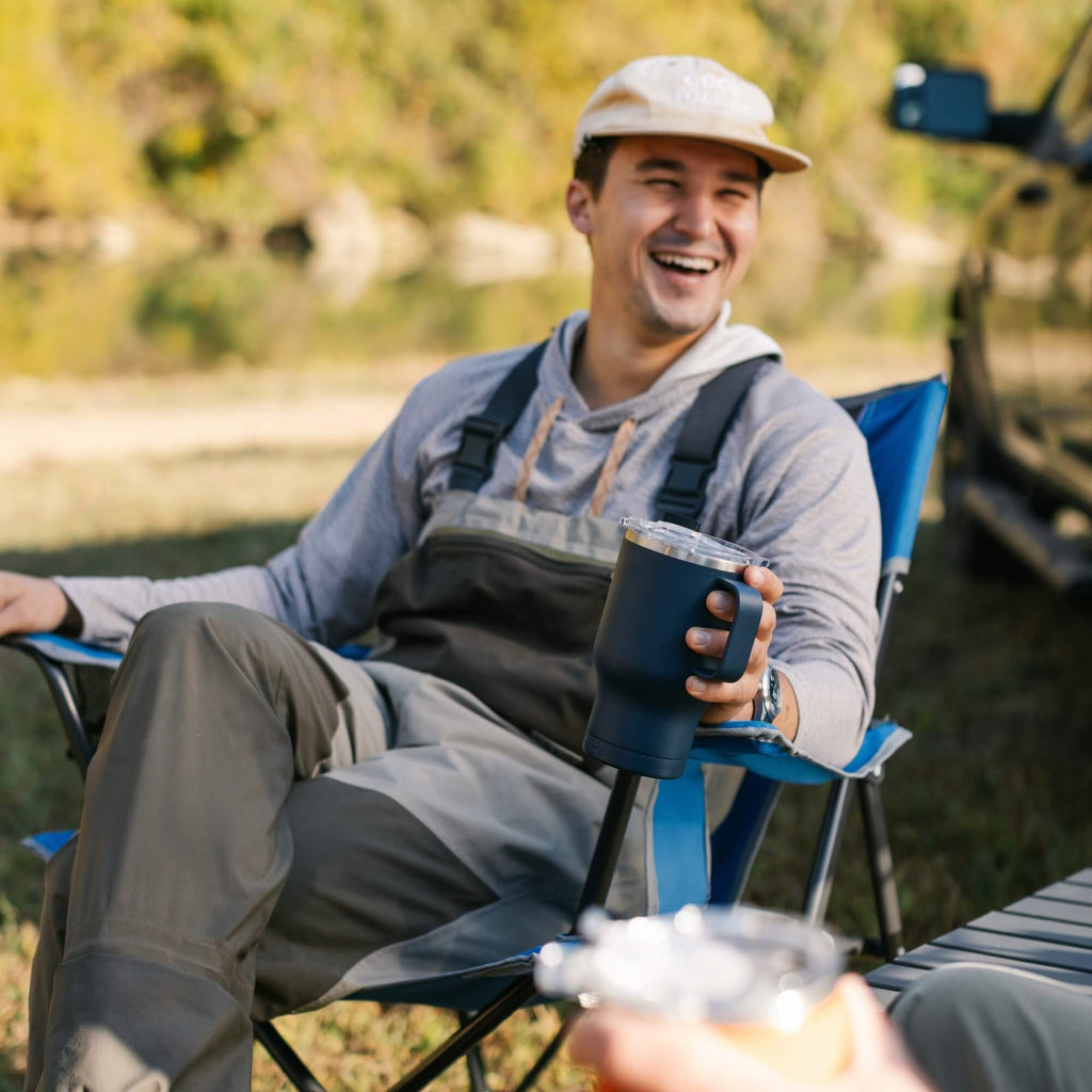 Ergonomic Portable Comfort Quad Chair - Folding Rocking Chair - Perfect for Tailgating Detail
