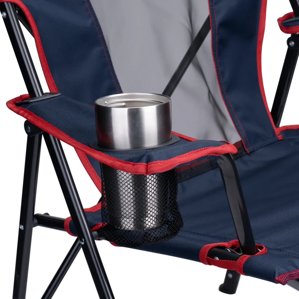 Ergonomic Portable Comfort Quad Chair - Folding Rocking Chair - Perfect for Tailgating Detail