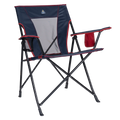 Ergonomic Portable Comfort Quad Chair - Folding Rocking Chair - Perfect for Tailgating - Indigo/Red