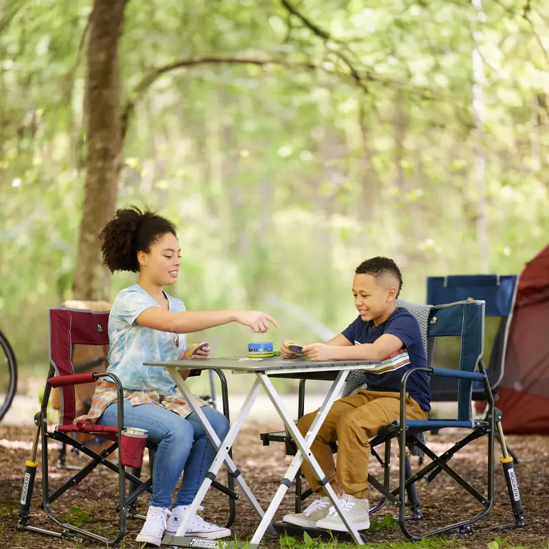 Portable Outdoor Compact Camp Table 25 - Heavy Duty Aluminum Folding Picnic Table Detail