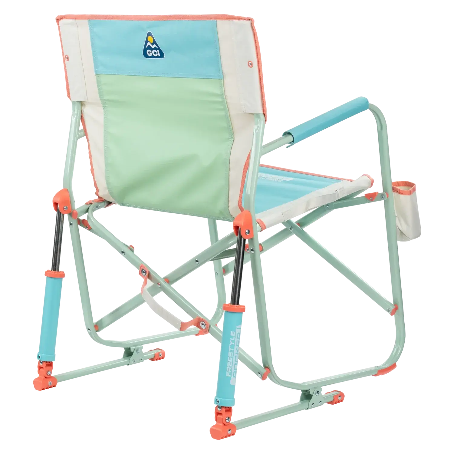 Ergonomic Portable Freestyle Rocker - Folding Rocking Chair - Perfect for Tailgating Detail