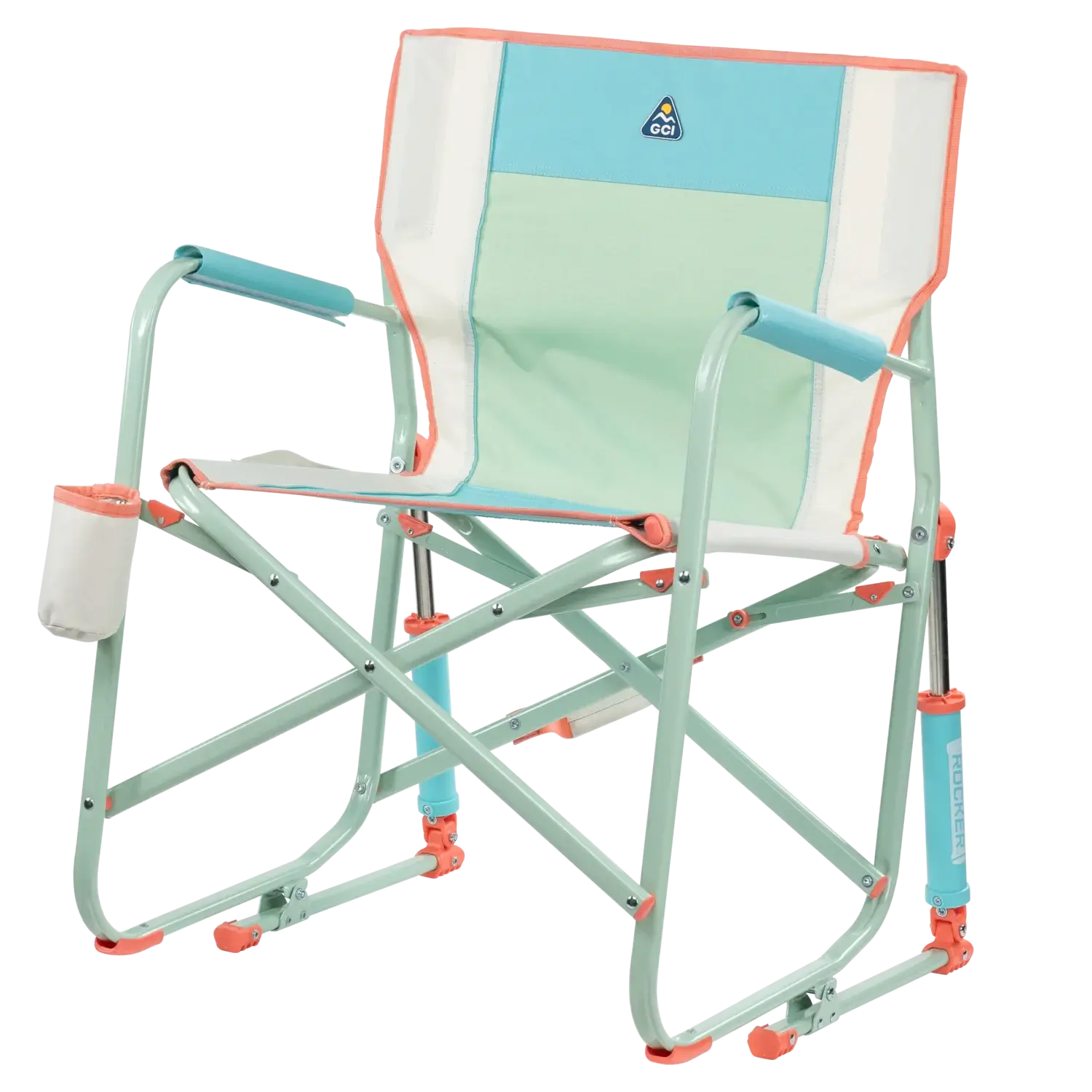 Ergonomic Portable Freestyle Rocker - Folding Rocking Chair - Perfect for Tailgating Detail