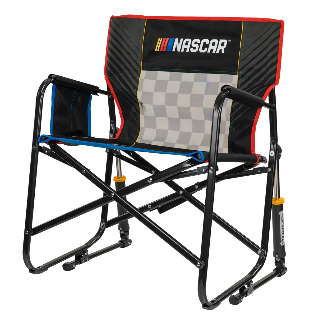 Heavy Duty Freestyle Rocker XL - NASCAR - Outdoor Rocking Chairs with Dynamic Comfort Edge Detail