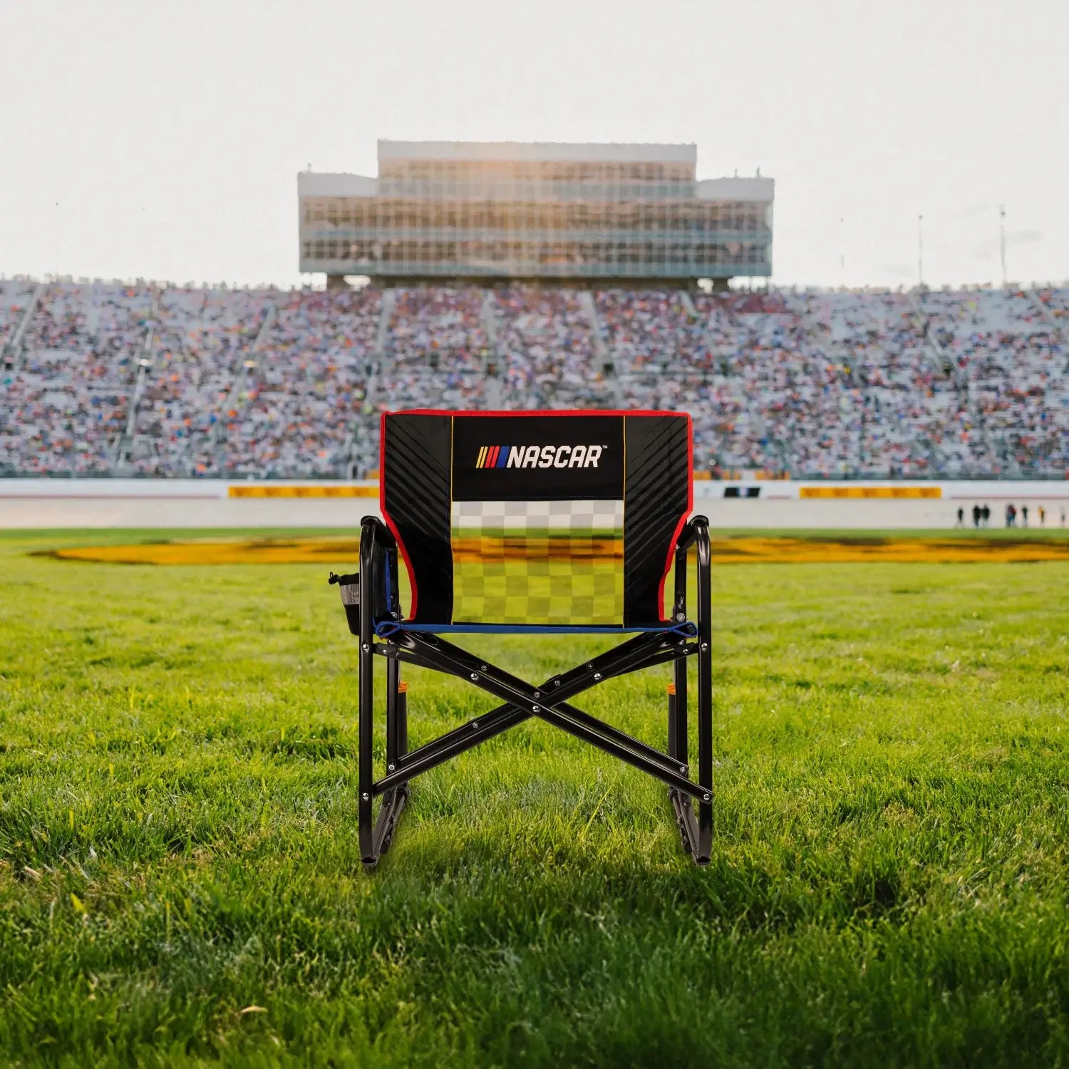 Heavy Duty Freestyle Rocker XL - NASCAR - Outdoor Rocking Chairs with Dynamic Comfort Edge Detail