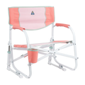 Premium All-Weather Grab & Go Rocker - Rocker Chair for Camping & Lawns - Coral