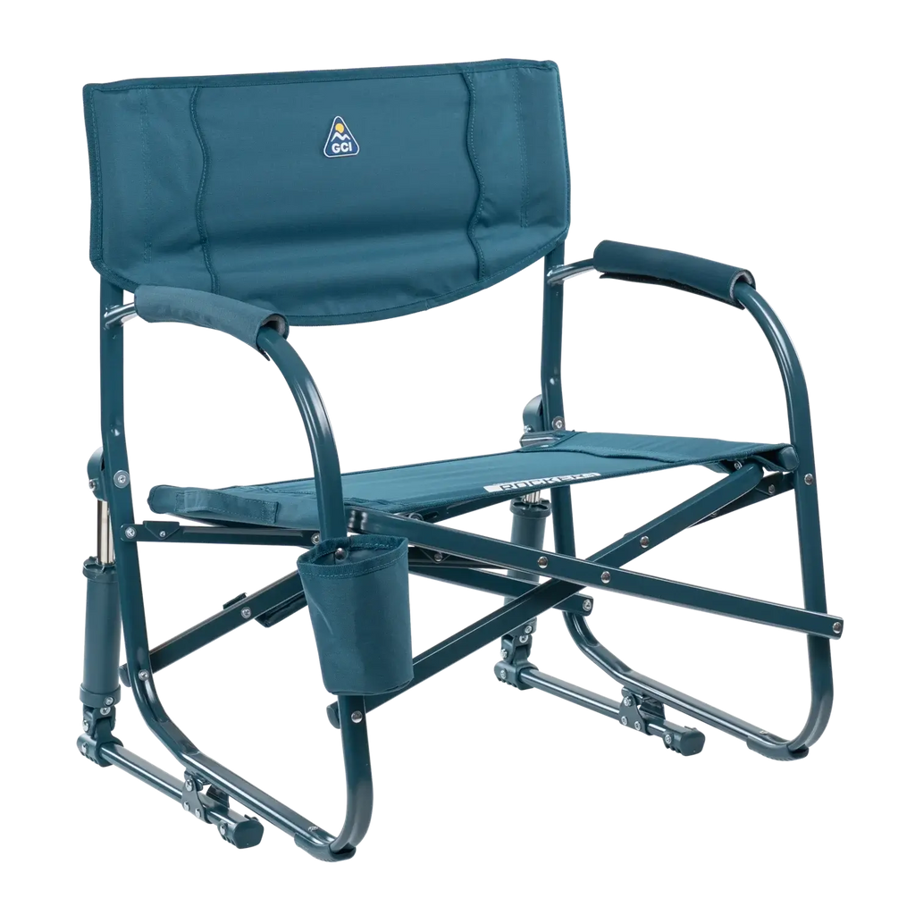 Premium All-Weather Grab & Go Rocker - Rocker Chair for Camping & Lawns - Teal