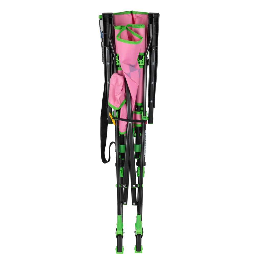 Heavy Duty NASCAR RoadTrip Rocker - Pink - Camp Rocker Chair for Fishing & Beach Trips Detail