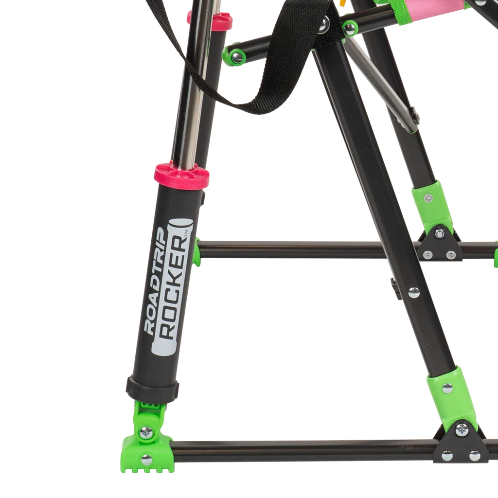 Heavy Duty NASCAR RoadTrip Rocker - Pink - Camp Rocker Chair for Fishing & Beach Trips Detail