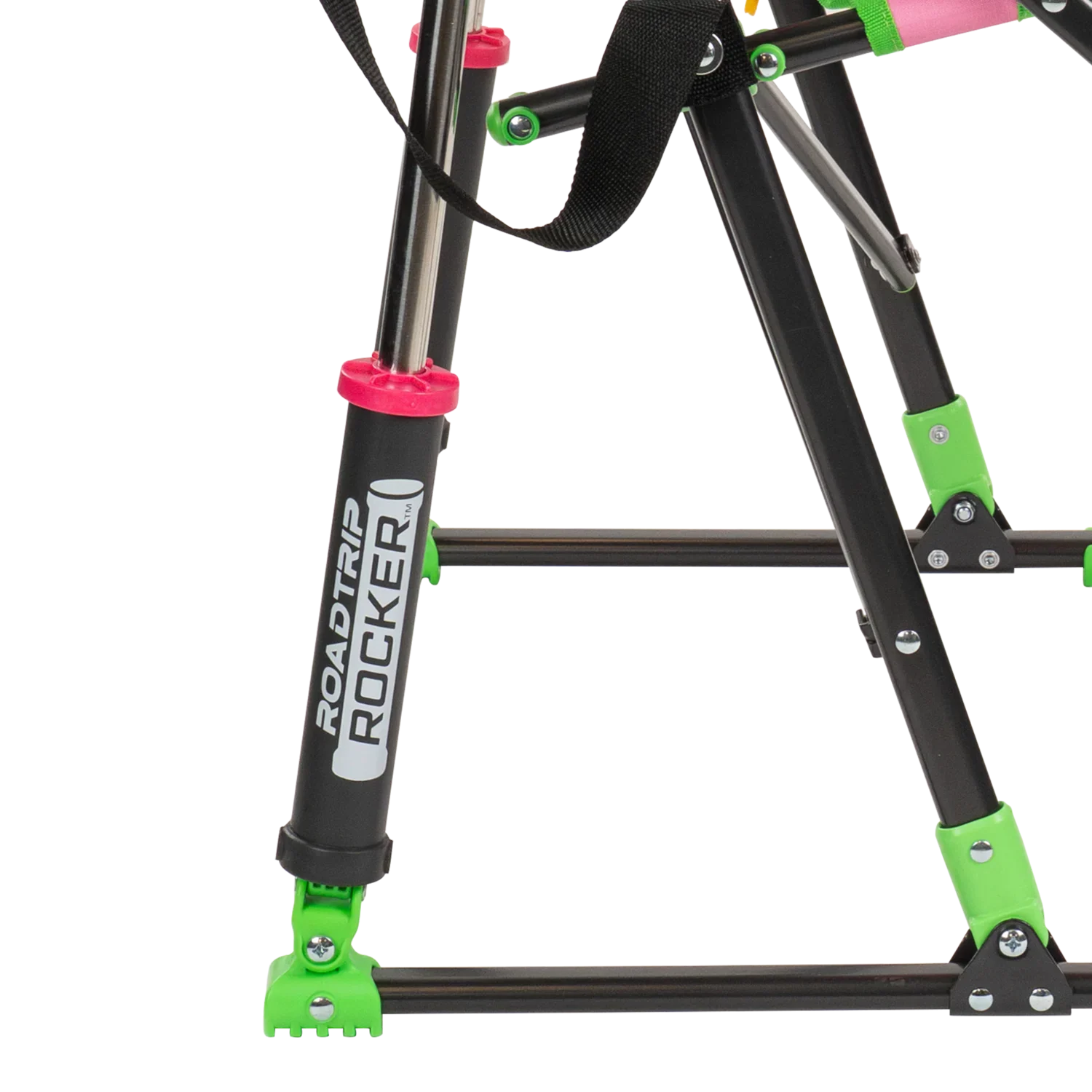 Heavy Duty NASCAR RoadTrip Rocker - Pink - Camp Rocker Chair for Fishing & Beach Trips Detail