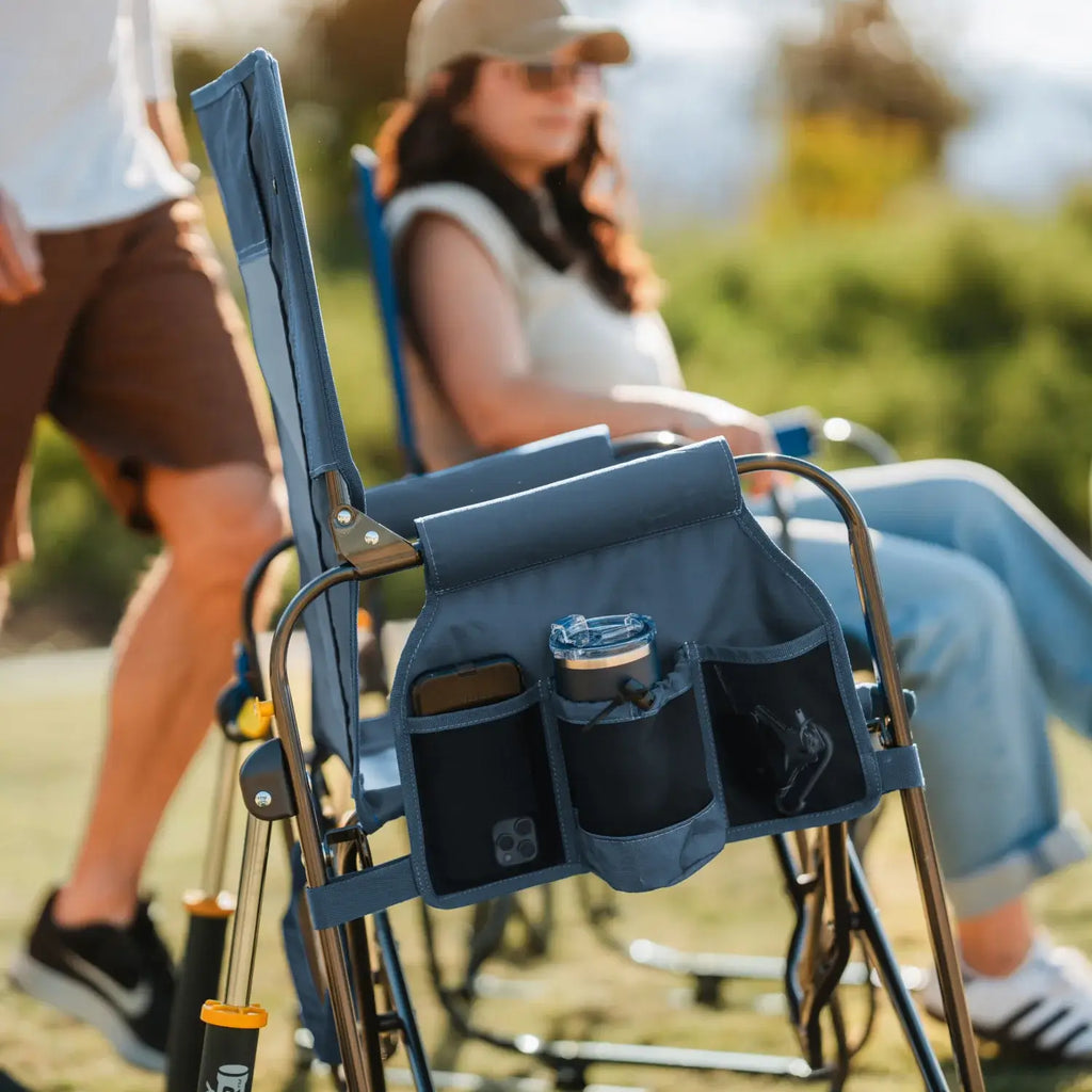 Premium All-Weather Stowaway Rocker - Folding Rocking Chair - Perfect for Tailgating Detail