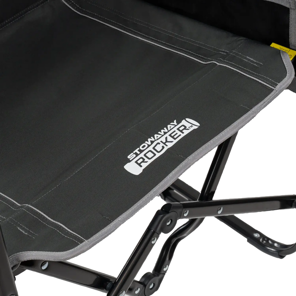 Ultra-Comfortable Stowaway Rocker with Side Table - Camp Rocker Chair for Fishing & Beach Trips Detail