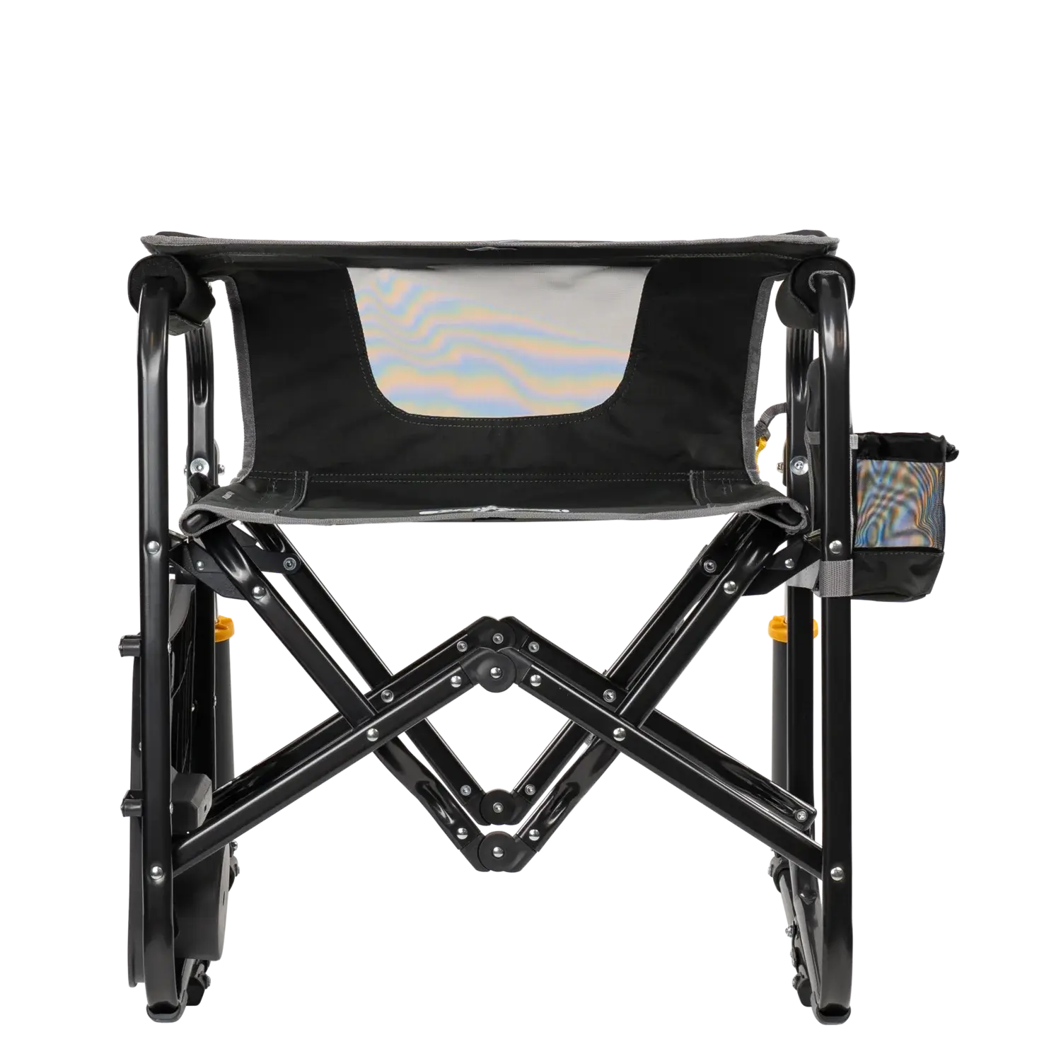 Ultra-Comfortable Stowaway Rocker with Side Table - Camp Rocker Chair for Fishing & Beach Trips Detail
