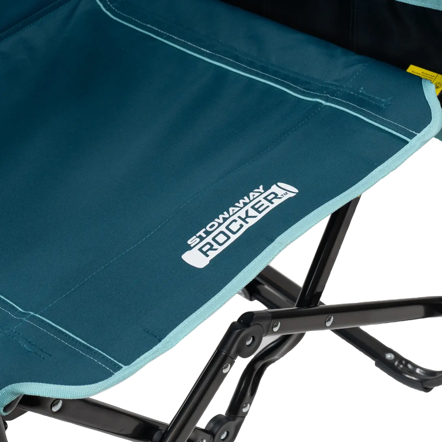 Ultra-Comfortable Stowaway Rocker with Side Table - Camp Rocker Chair for Fishing & Beach Trips Detail