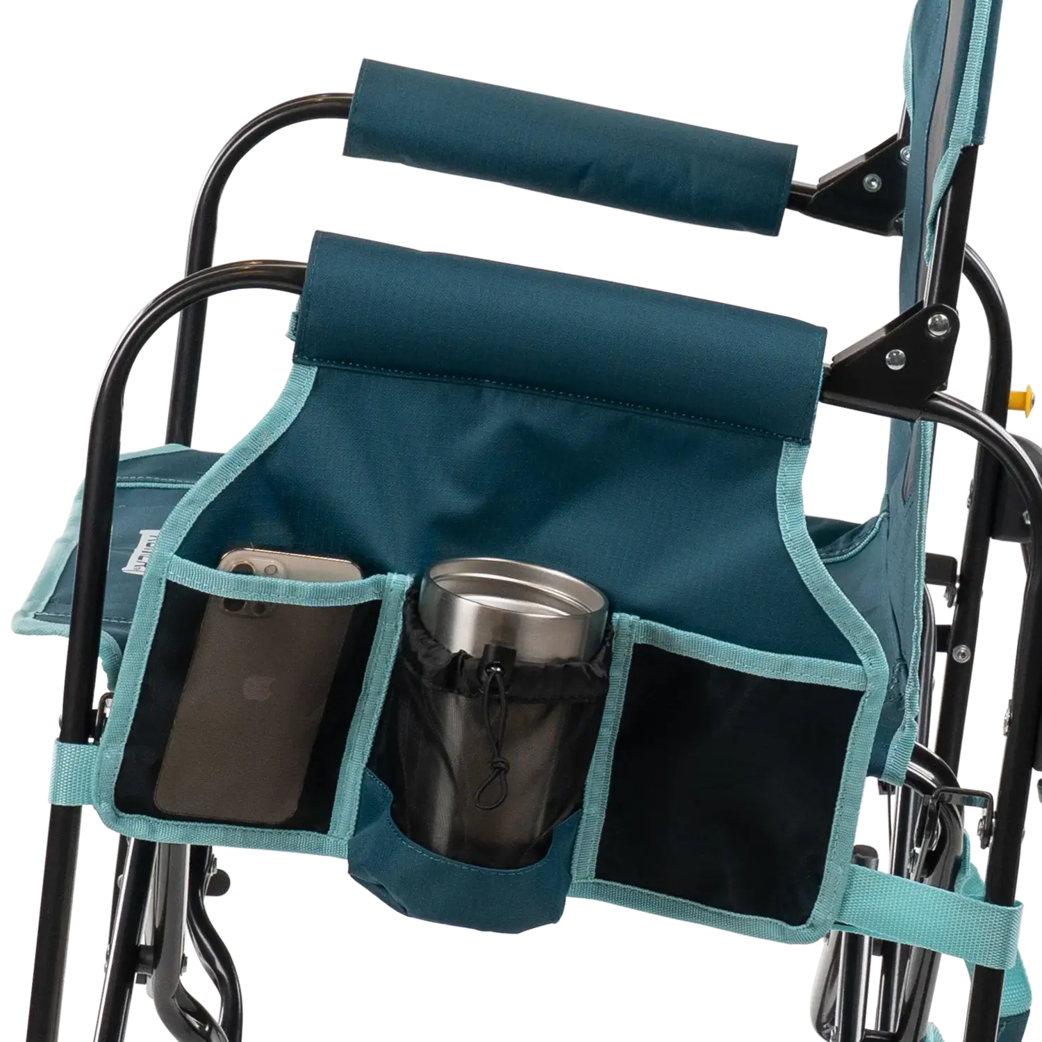 Ultra-Comfortable Stowaway Rocker with Side Table - Camp Rocker Chair for Fishing & Beach Trips Detail