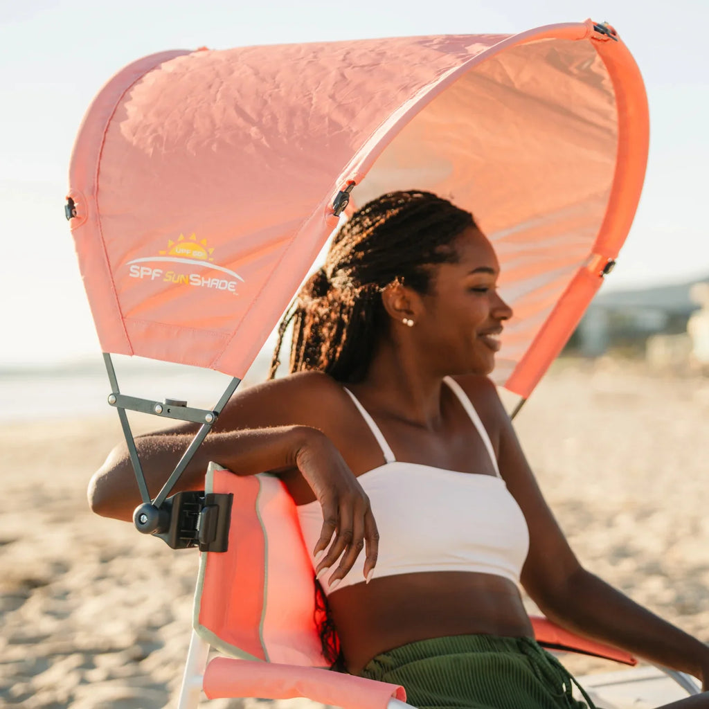 Heavy Duty SunShade Accessory - Coral - SunShade Canopy for Beach & Camping Detail