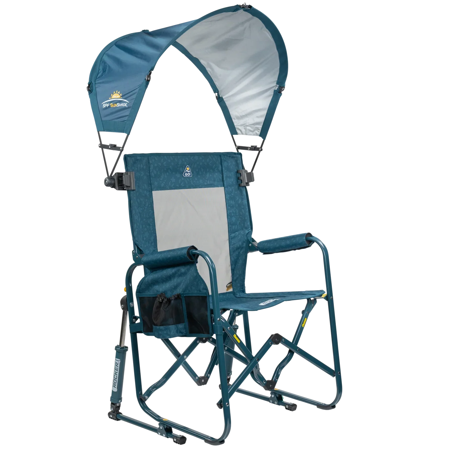 Premium All-Weather SunShade Accessory - Teal - Portable Beach Canopy with Adjustable Shade Angle Detail