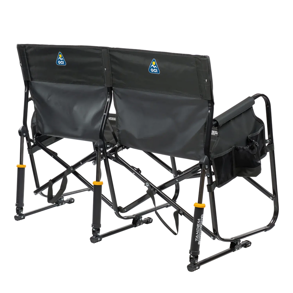 Ultra-Comfortable Tandem Rocker - Camp Rocker Chair for Fishing & Beach Trips Detail