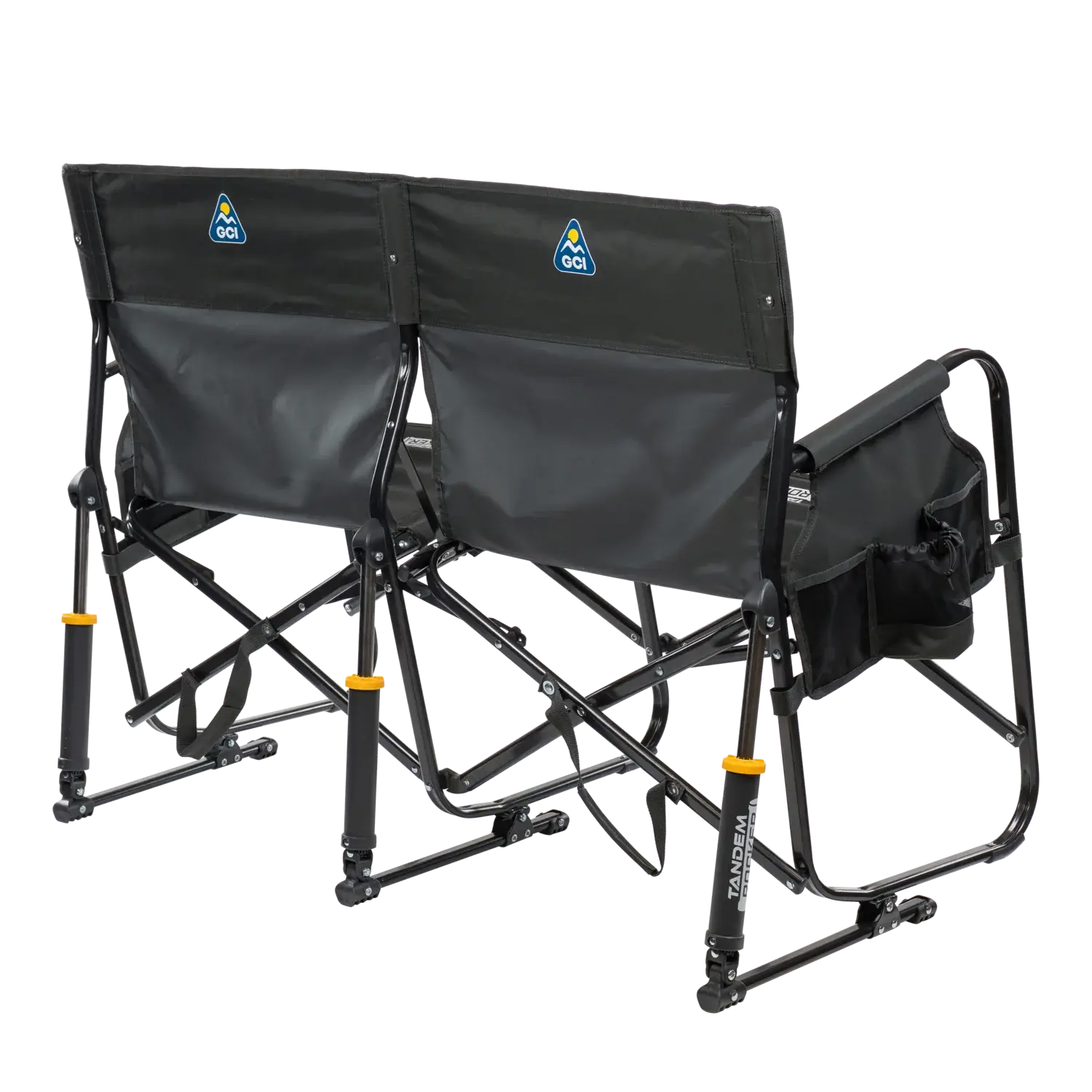 Ultra-Comfortable Tandem Rocker - Camp Rocker Chair for Fishing & Beach Trips Detail