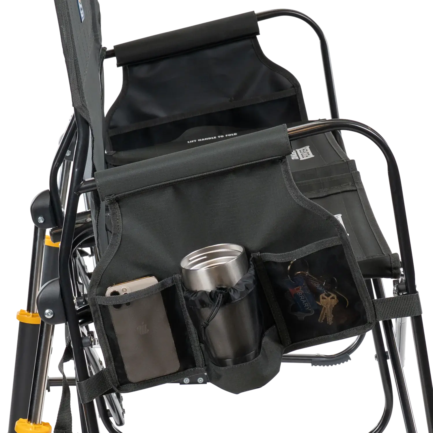 Ultra-Comfortable Tandem Rocker - Camp Rocker Chair for Fishing & Beach Trips Detail