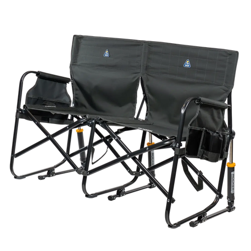 Ultra-Comfortable Tandem Rocker - Camp Rocker Chair for Fishing & Beach Trips Detail
